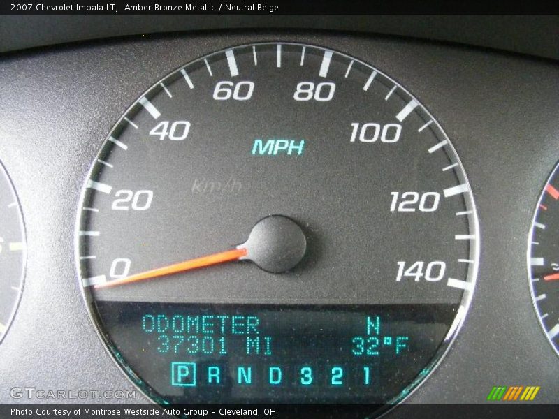 Amber Bronze Metallic / Neutral Beige 2007 Chevrolet Impala LT