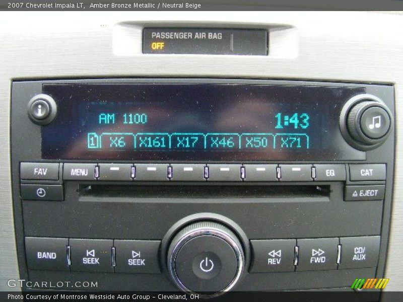 Amber Bronze Metallic / Neutral Beige 2007 Chevrolet Impala LT