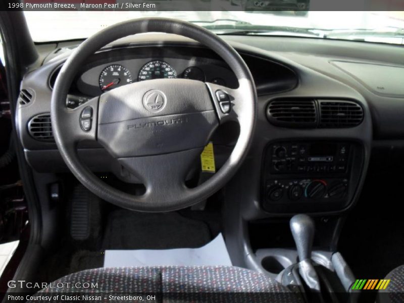 Maroon Pearl / Silver Fern 1998 Plymouth Breeze