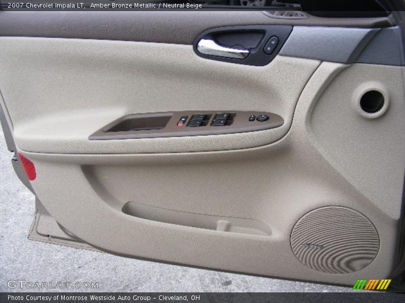 Amber Bronze Metallic / Neutral Beige 2007 Chevrolet Impala LT