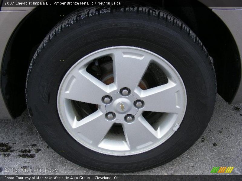 Amber Bronze Metallic / Neutral Beige 2007 Chevrolet Impala LT