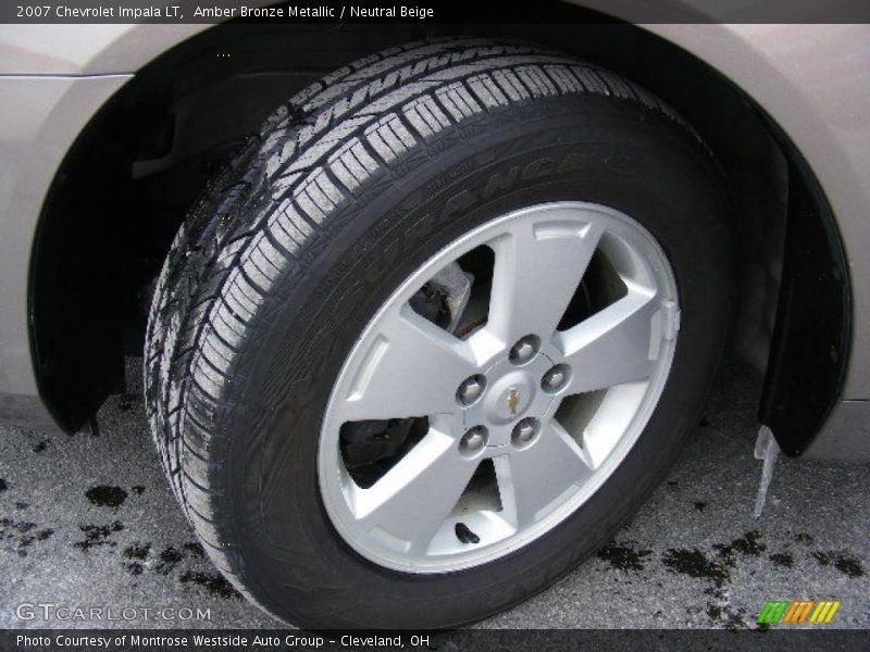 Amber Bronze Metallic / Neutral Beige 2007 Chevrolet Impala LT