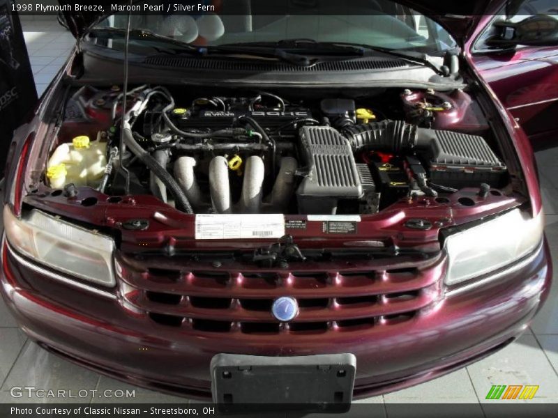 Maroon Pearl / Silver Fern 1998 Plymouth Breeze