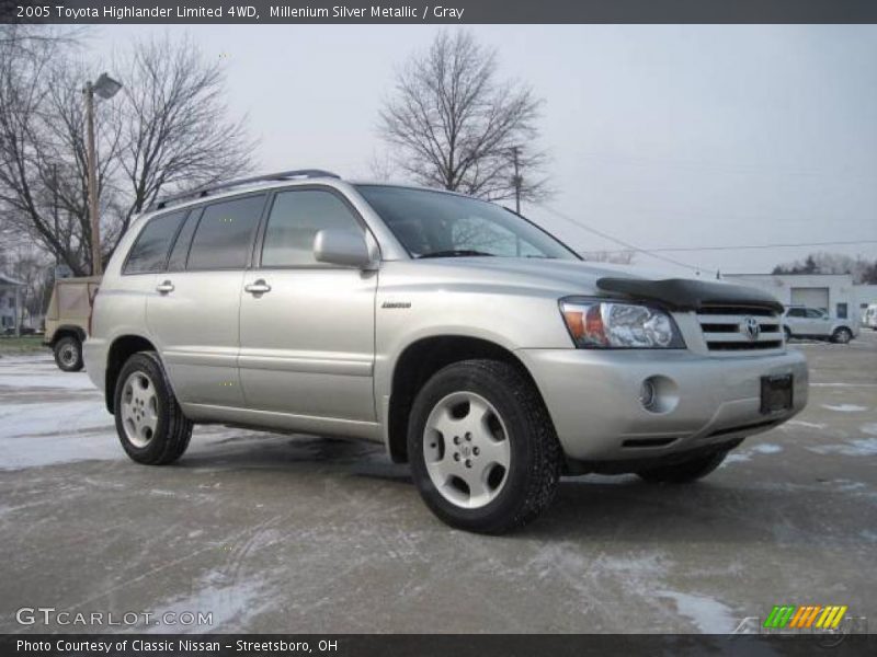 Millenium Silver Metallic / Gray 2005 Toyota Highlander Limited 4WD