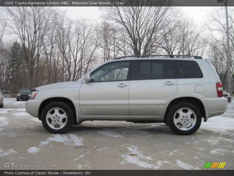 Millenium Silver Metallic / Gray 2005 Toyota Highlander Limited 4WD