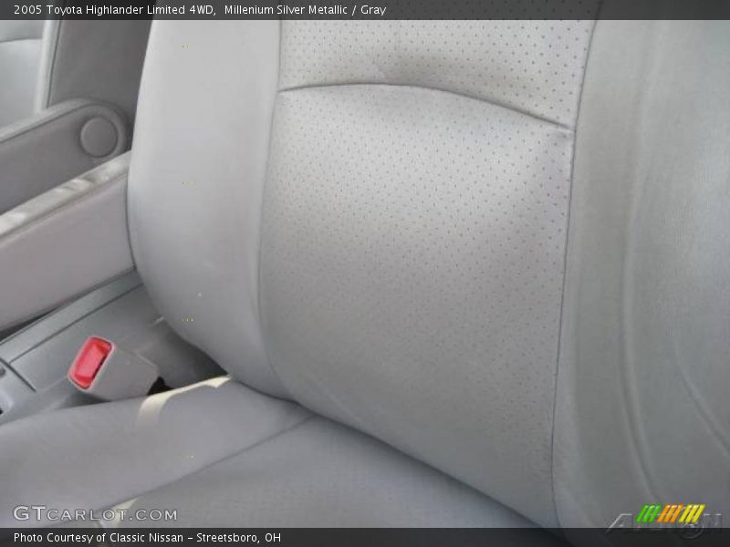Millenium Silver Metallic / Gray 2005 Toyota Highlander Limited 4WD