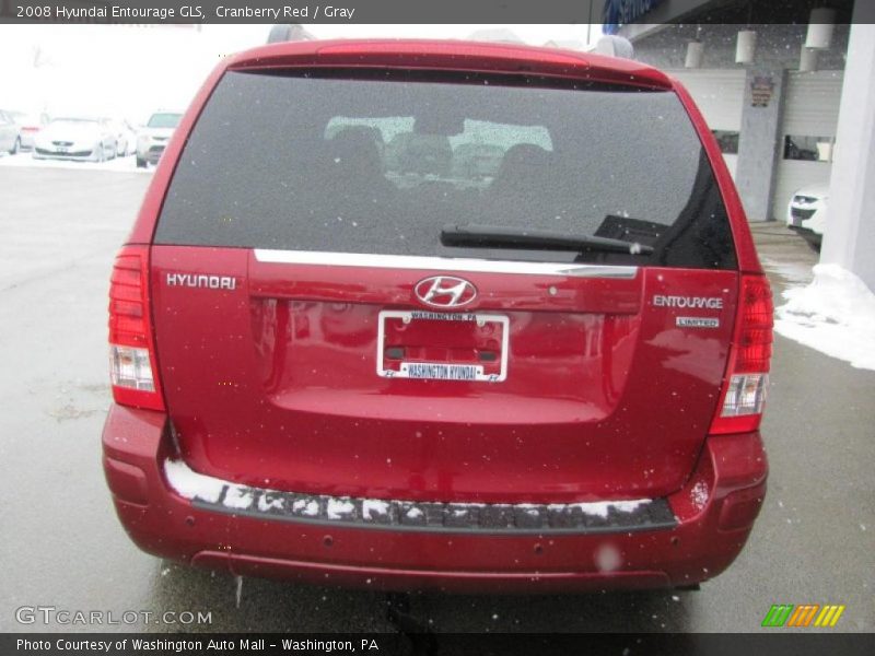 Cranberry Red / Gray 2008 Hyundai Entourage GLS