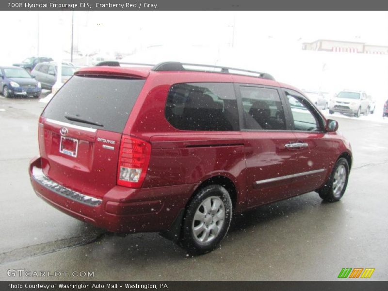 Cranberry Red / Gray 2008 Hyundai Entourage GLS