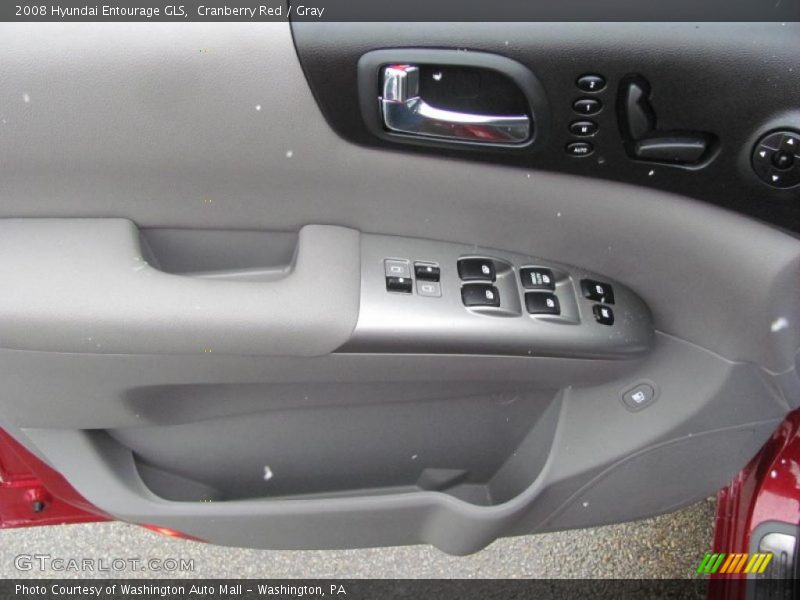 Cranberry Red / Gray 2008 Hyundai Entourage GLS