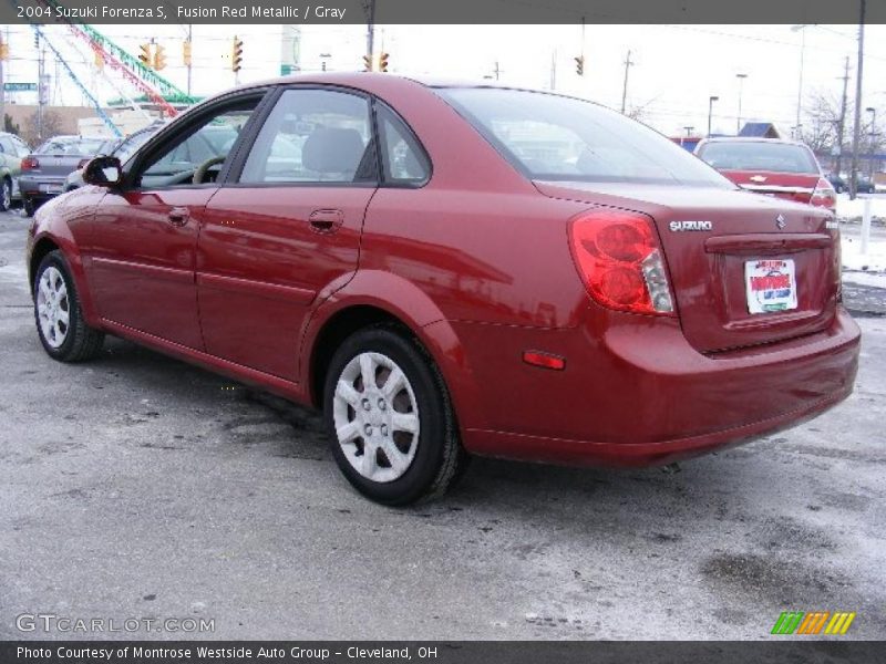 Fusion Red Metallic / Gray 2004 Suzuki Forenza S