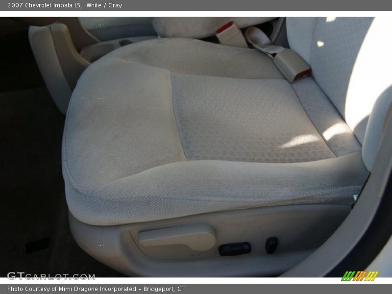 White / Gray 2007 Chevrolet Impala LS