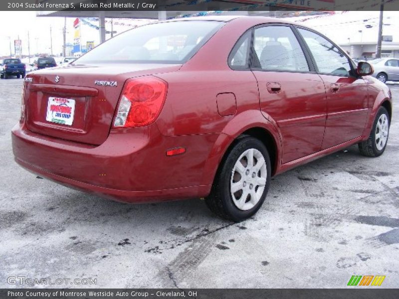 Fusion Red Metallic / Gray 2004 Suzuki Forenza S