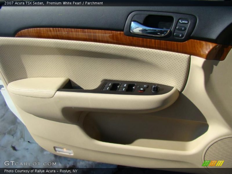 Premium White Pearl / Parchment 2007 Acura TSX Sedan