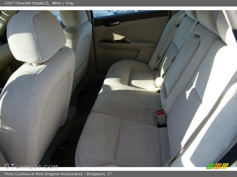 White / Gray 2007 Chevrolet Impala LS