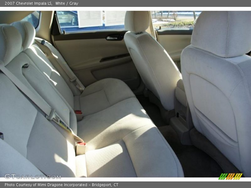 White / Gray 2007 Chevrolet Impala LS