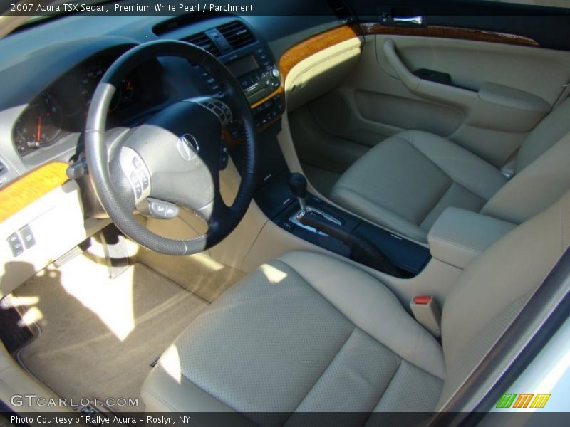 Premium White Pearl / Parchment 2007 Acura TSX Sedan