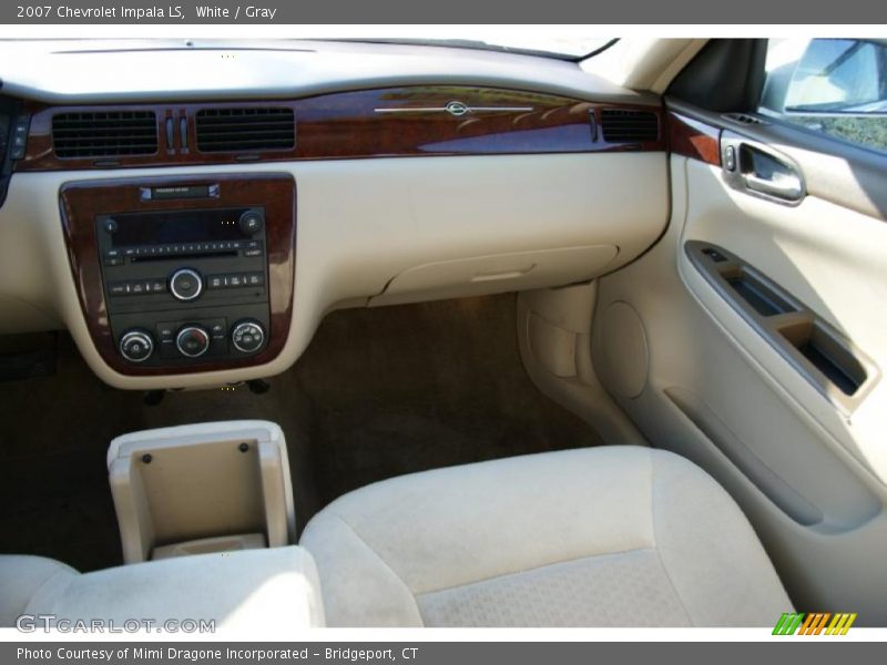 White / Gray 2007 Chevrolet Impala LS