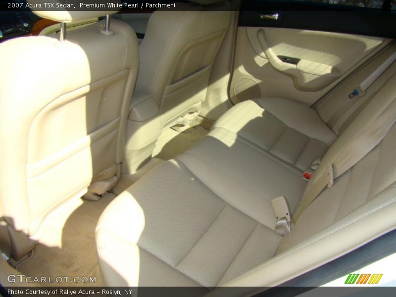Premium White Pearl / Parchment 2007 Acura TSX Sedan
