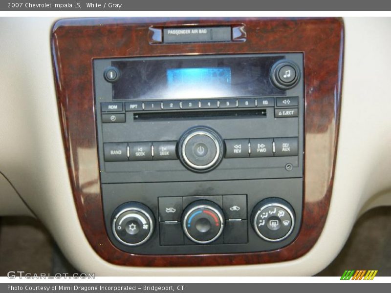 White / Gray 2007 Chevrolet Impala LS