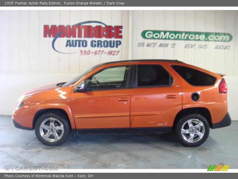 Fusion Orange Metallic / Dark Gray 2005 Pontiac Aztek Rally Edition