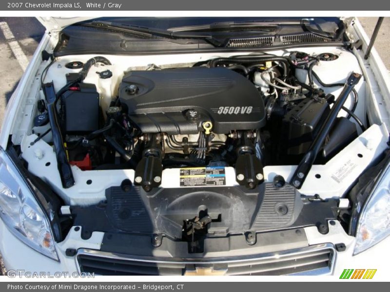 White / Gray 2007 Chevrolet Impala LS