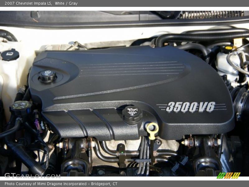 White / Gray 2007 Chevrolet Impala LS