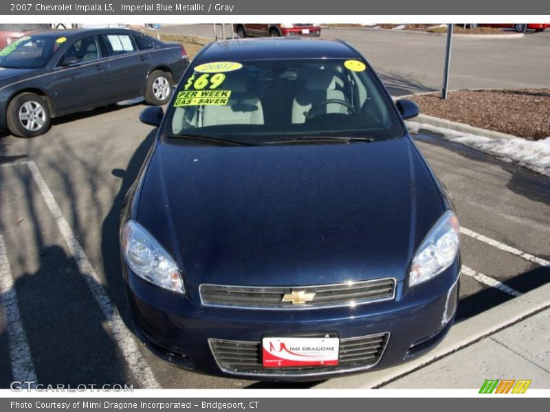 Imperial Blue Metallic / Gray 2007 Chevrolet Impala LS