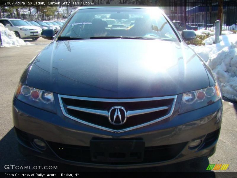 Carbon Gray Pearl / Ebony 2007 Acura TSX Sedan