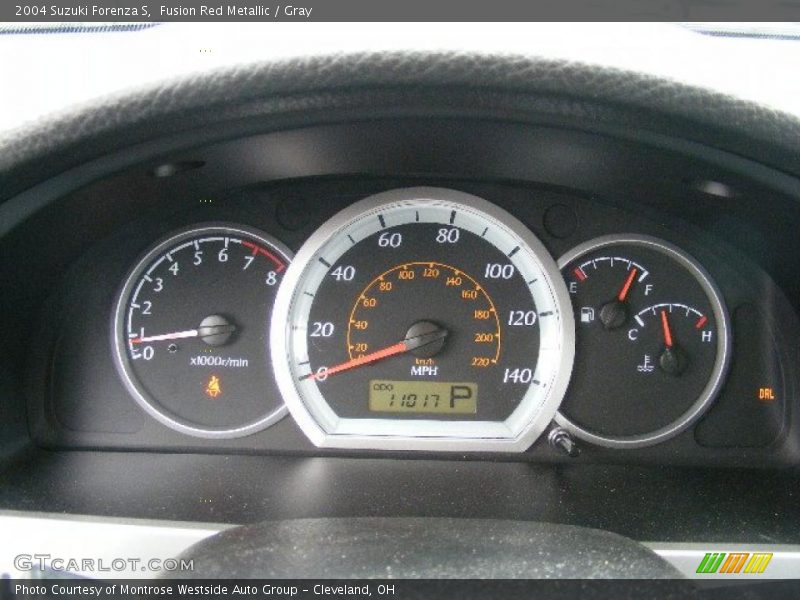 Fusion Red Metallic / Gray 2004 Suzuki Forenza S