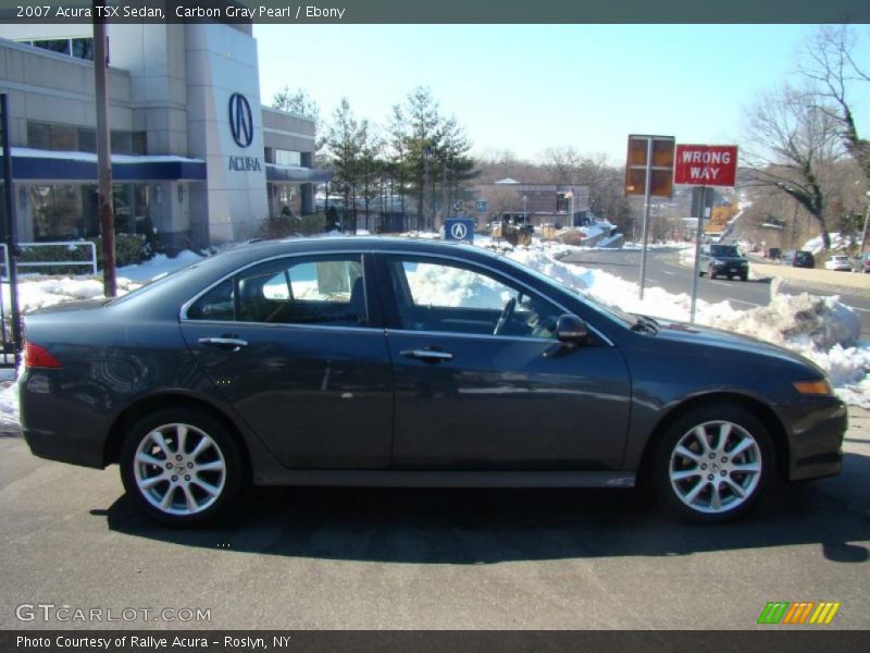 Carbon Gray Pearl / Ebony 2007 Acura TSX Sedan