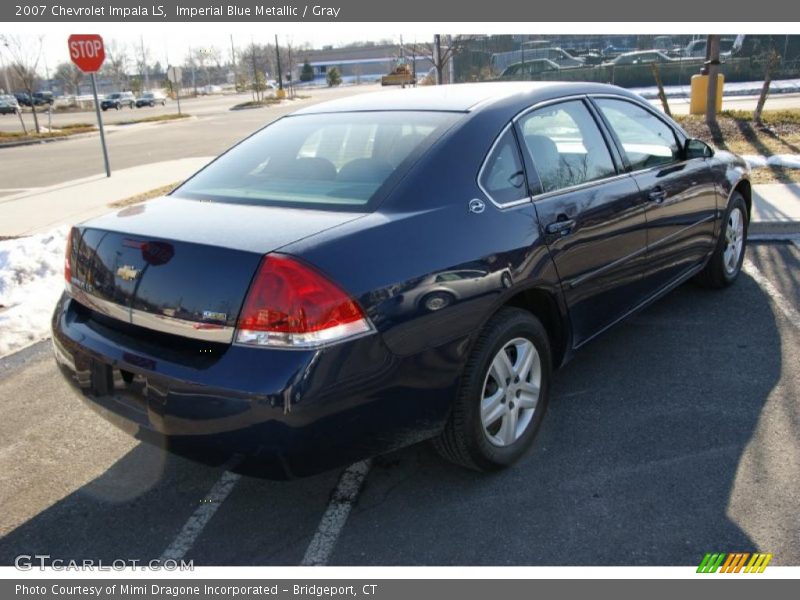 Imperial Blue Metallic / Gray 2007 Chevrolet Impala LS