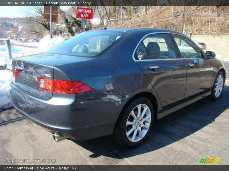 Carbon Gray Pearl / Ebony 2007 Acura TSX Sedan