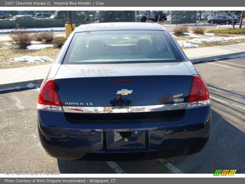 Imperial Blue Metallic / Gray 2007 Chevrolet Impala LS