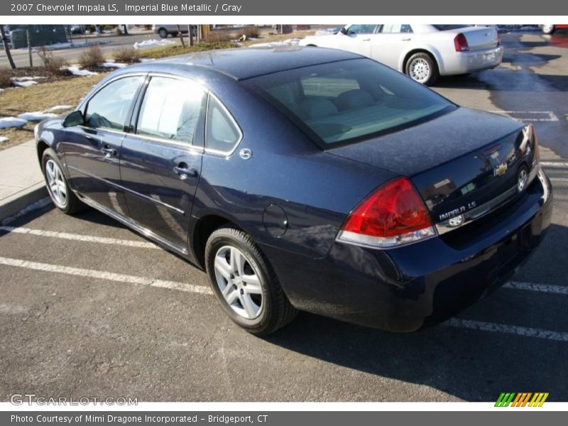 Imperial Blue Metallic / Gray 2007 Chevrolet Impala LS