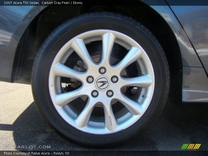 Carbon Gray Pearl / Ebony 2007 Acura TSX Sedan