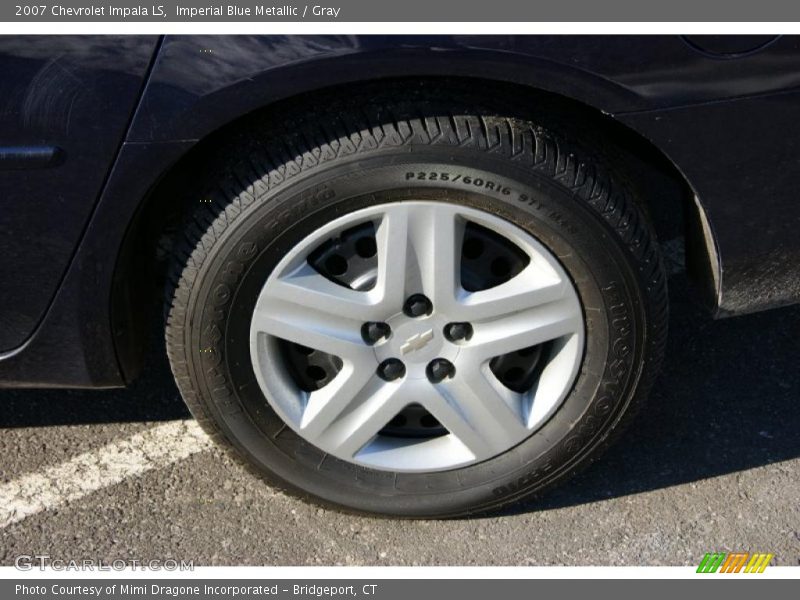 Imperial Blue Metallic / Gray 2007 Chevrolet Impala LS