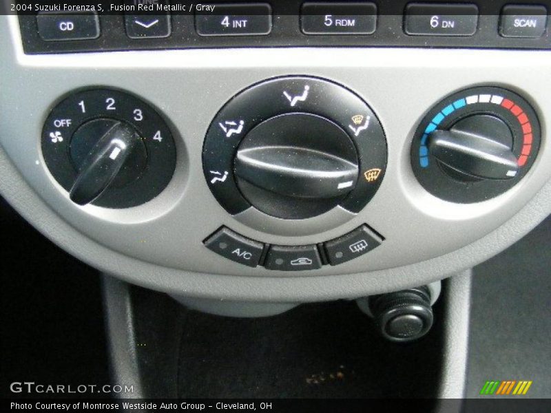 Fusion Red Metallic / Gray 2004 Suzuki Forenza S