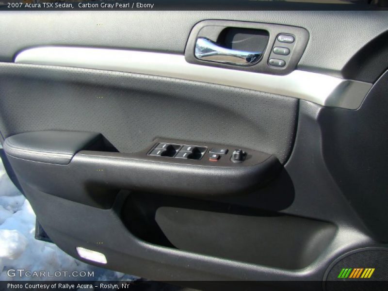Carbon Gray Pearl / Ebony 2007 Acura TSX Sedan