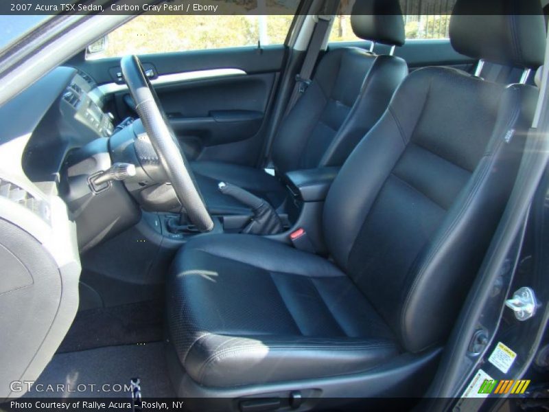 Carbon Gray Pearl / Ebony 2007 Acura TSX Sedan