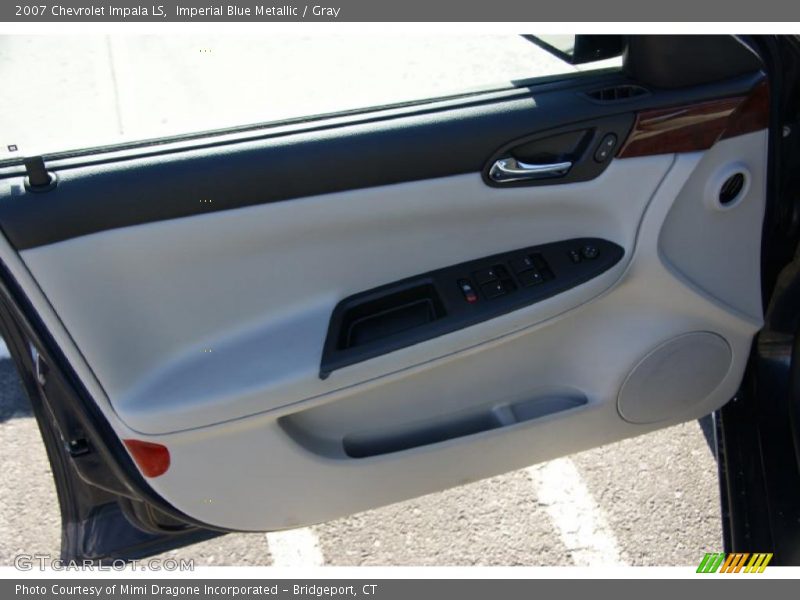 Imperial Blue Metallic / Gray 2007 Chevrolet Impala LS