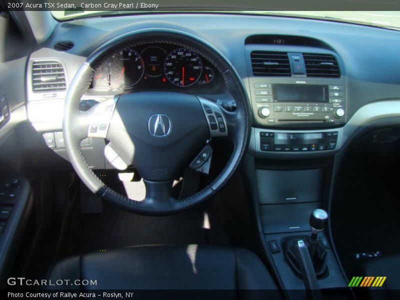 Carbon Gray Pearl / Ebony 2007 Acura TSX Sedan