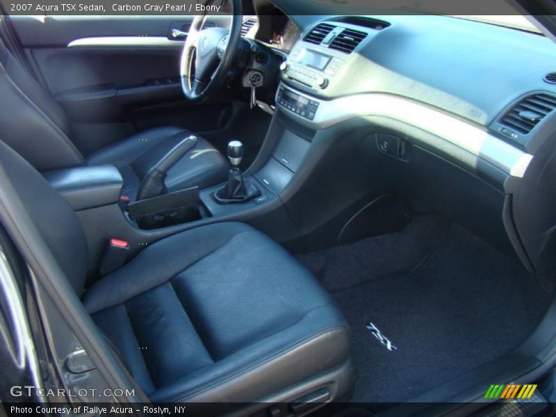 Carbon Gray Pearl / Ebony 2007 Acura TSX Sedan