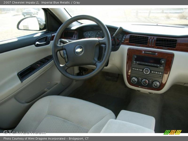 Imperial Blue Metallic / Gray 2007 Chevrolet Impala LS