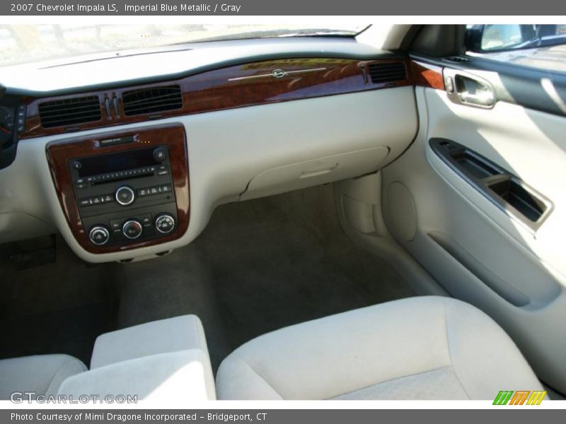 Imperial Blue Metallic / Gray 2007 Chevrolet Impala LS