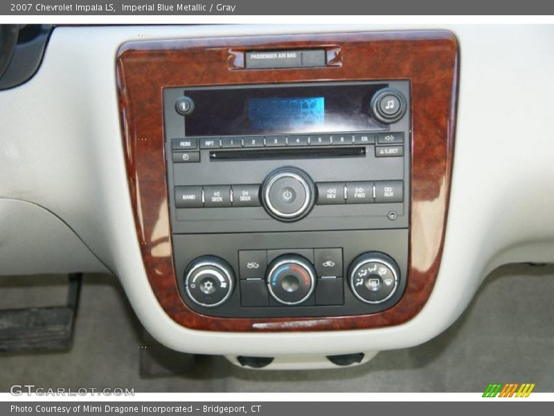 Imperial Blue Metallic / Gray 2007 Chevrolet Impala LS