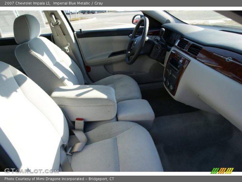 Imperial Blue Metallic / Gray 2007 Chevrolet Impala LS