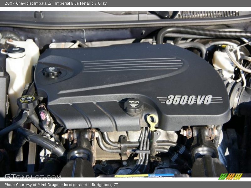 Imperial Blue Metallic / Gray 2007 Chevrolet Impala LS