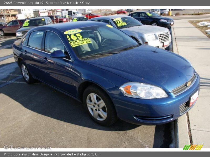 Superior Blue Metallic / Gray 2006 Chevrolet Impala LS