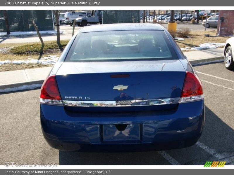 Superior Blue Metallic / Gray 2006 Chevrolet Impala LS