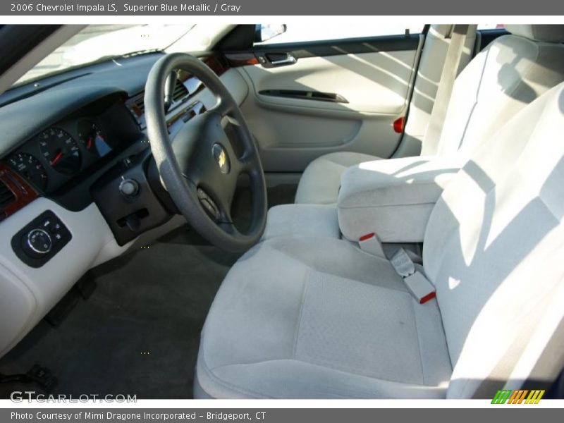 Superior Blue Metallic / Gray 2006 Chevrolet Impala LS
